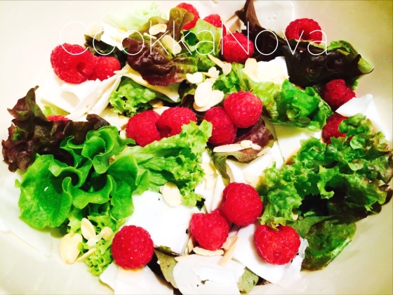 Raspberry salad by CookkaNova